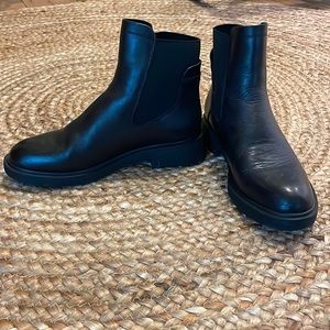 Worn once. Franco Sarto boots in black size 6.5
